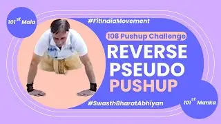 #ramram 136-#namo 101-Reverse Pseudo #pushup -101st Mala/Manka of 108 #pushups Series on #hbdmodiji