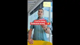 You're Doing Flashcards Wrong