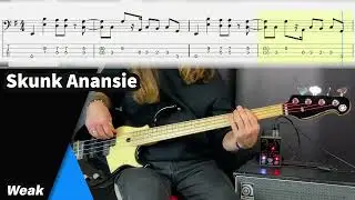 Skunk Anansie - Weak (bass cover tabs) | Rockschool Bass Grade 4 #basscover #skunkanansie