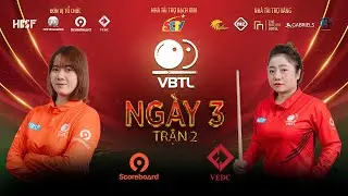 GIẢI BILLIARDS CAROM 3 BĂNG TEAM LEAGUE 2025 || SEASON 1 - TRẬN 2 - NGÀY 27/12 || SCTV THỂ THAO