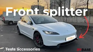 Installing the BEST Front Splitter on My Tesla Model 3 Highland – Clean DIY Look!
