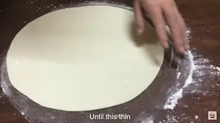 Onion Pancake from scratch using Stand Mixer :: 葱油饼