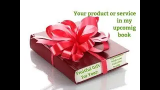 Your product or service in my upcoming book