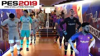 Barcelona vs PSG - PES 2019 Gameplay