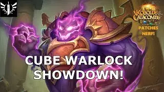 Cube Warlock Showdown! (Patches Nerf) - [Hearthstone: Kobolds and Catacombs]