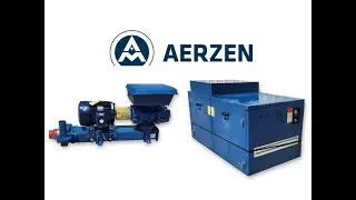 Used 20HP Aerzen Positive Displacement Blower GM 25 S w/ Sound enclosure