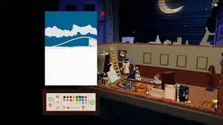 Passpartout: The Starving Artist | Flamebait Games | First couple of paintings in Act II
