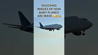 How baby planes are made 💀🔥 #aviation #planes #747 #boeing #airbus #funny #crazy