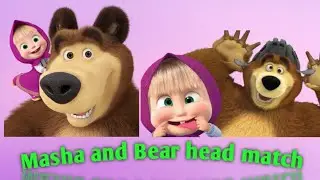 Masha And the Bear | Match the head | wrong head | wrong head video #fun #wrongheads