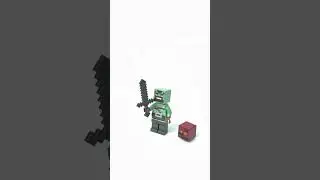 LEGO Minecraft 662503 Orc Warrior Baby Hoglin Magma Cube - speed build