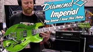 Diamond green sparkly Imperial - This guitar has haunted my dreams for a full year!