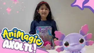 Animagic Let's Go Axoltl Bubble Reef | Unboxing Purple Glo in the Dark Axoltl!