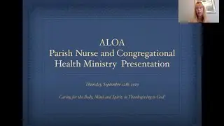Mind, Body & Spirit Health: Congregational Health Ministry