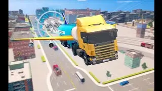| Game N10 Flying oil Tanker Transporter Truck Simulator game