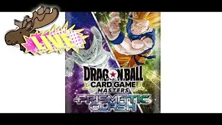 ripping open Dragon Ball Super Card Game Masters Prismatic Clash