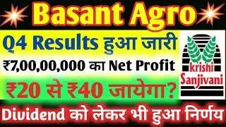 Basant Agro Tech q4 results 🤑 Basant Agro Tech Share Latest News🥰Basant Agro Tech Latest News.Smse