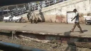 train rush during festival