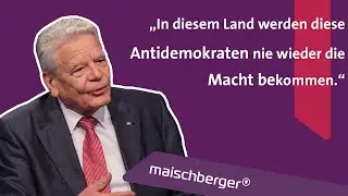 Freiheit und der Krieg in der Ukraine: Bundespräsident a.D. Joachim Gauck im Gespräch I maischberger