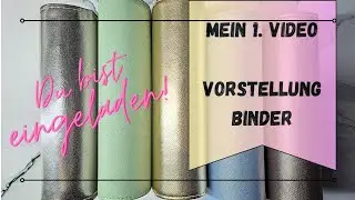 Mein 1. Video mit Bindervorstellung für die Sparspiele und Umschlagmethode
