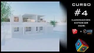 iluminación  exterior hdri en sketchup y v-ray