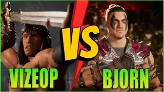 🔥MK1🔥VIZEOP (CONAN) VS BJORN (REIKO)🔥MORTAL KOMBAT 1🔥