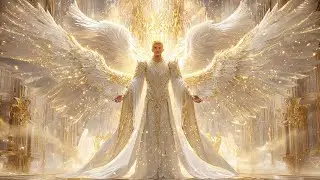 Celestial Grace: The Angel's Divine Ascendance in the Golden Palaces of Eternity
