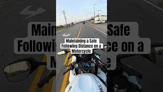Maintaining a Safe Following Distance on a Motorcycle