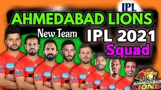IPL 2021 New Team Ahmedabad Lions Squad | Ahmedabad Lions Players list 2021 IPL | Probable squad