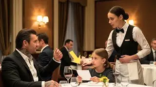 The Mafia Boss Always Ate Alone… Until the Waitress's Little Girl Sat Beside Him With a Note