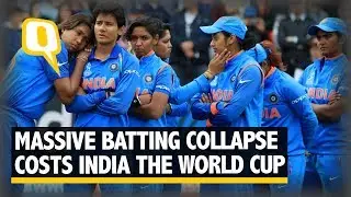 As It Happened: Massive Batting Collapse Costs India the World Cup - The Quint