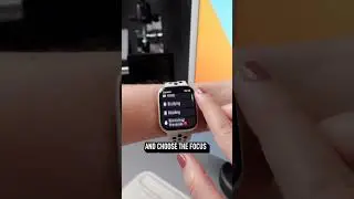 Enable a focus mode on you Apple Watch and stay productive!