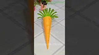 Create🥕THIS Paper Carrot Craft in Minutes! #shorts #diy #yt