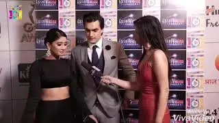 Finally!  Gold Awards 2018 red carpet @ momo mohsin @ shivangi joshi