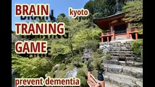 [Brain activity training] Spot the difference quiz,prevent dementia, blur prevention,  brain aging,