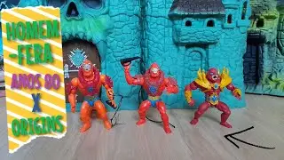 HOMEM-FERA (BEAST MAN) ORIGINS REGULAR E LOP X ANOS 80 VINTAGE - HE-MAN (MOTU) REVIEW#16