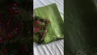 space silk dual saree digital print blouse #whatsappnumber #8096555243