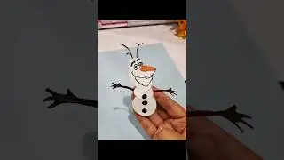 โอลาฟ/Olaf FROZEN / SNOWMAN diy/ #Christmas #christmasdecorations #frozen  #paperdolls #craft #diy