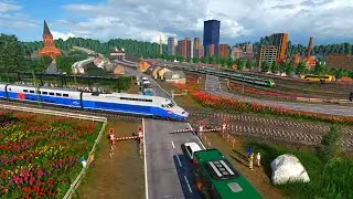 Transport Fever 2: Der Bahnübergang Teil 1038