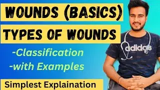 Wounds (Basics)//Types of wound//Classification of Wounds//Surgery//pathology