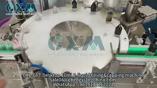 Desktop Automatic E-Liquid Filling Machine | Compact Vape Juice Bottling Solution #machine #factory