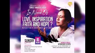 CHRIST EMBASSY EXETER SUNDAY SERVICE