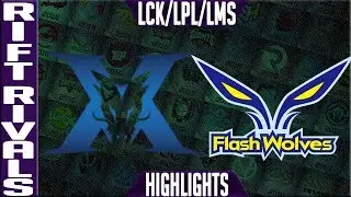 KZ vs FW Highlights | Rift Rivals 2018 LCK/LPL/LMS Groups Day 2 | King Zone DragonX vs Flash Wolves