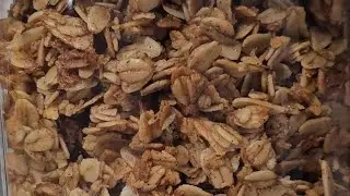 Homemade Granola Recipe 🥥 Crunchy, Golden & Naturally Sweet 🍯✨