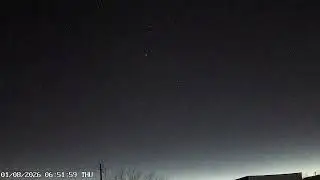 01/08/26 Sunrise - Lake Alan Henry Weather - Texas