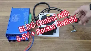 BLDC Motor I/O + SV Control | Potentiometer + Rocker Switch Setup