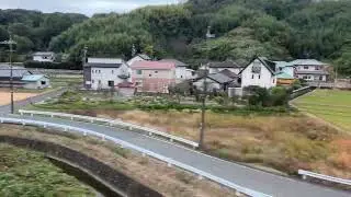 Relaxing Shinkansen Window View &ndash; Japan Countryside in Motion