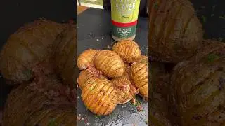 Hassle Back potatoes with @Fire & Smoke Society