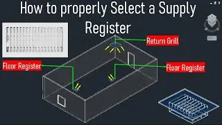 How to Properly Select a Supply Register- Hvac