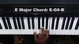 How to Play the E Major Chord on Piano