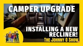 Ep. #940 Camper Couch Removal + New Recliner Review | Jayco Jay Flight 25BHS
